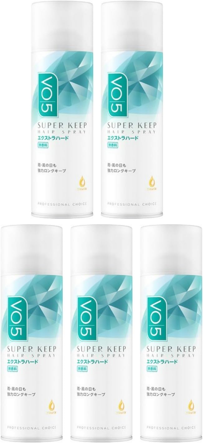 スーパーキープ ヘアスプレイ (エクストラハード) 無香料 330g×5