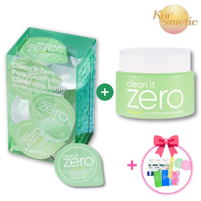 クリーンイットゼロ フォアクラリファイング クレンジングバーム 100mL+トラベルキット16個/毛穴ケア/ 肌角質 ブラックヘッドケア/ 脂性肌 ニキビ肌 やさしい クレンザー