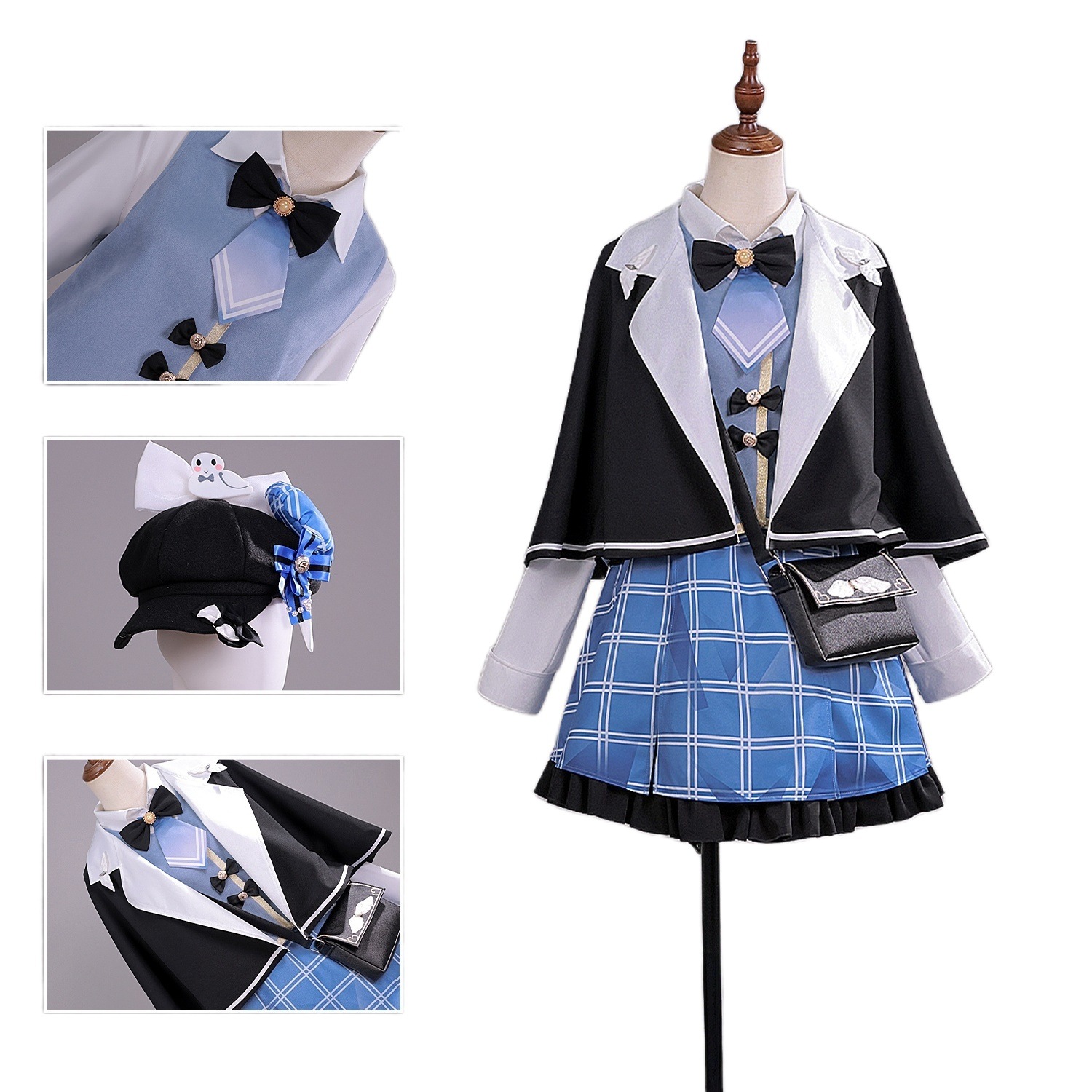 【Azuiblc】魔法少女ノ魔女裁判 　橘シェリー 　コスチューム　タチバナシェリー 破壊探偵 コスプレ衣装　探偵の少女
