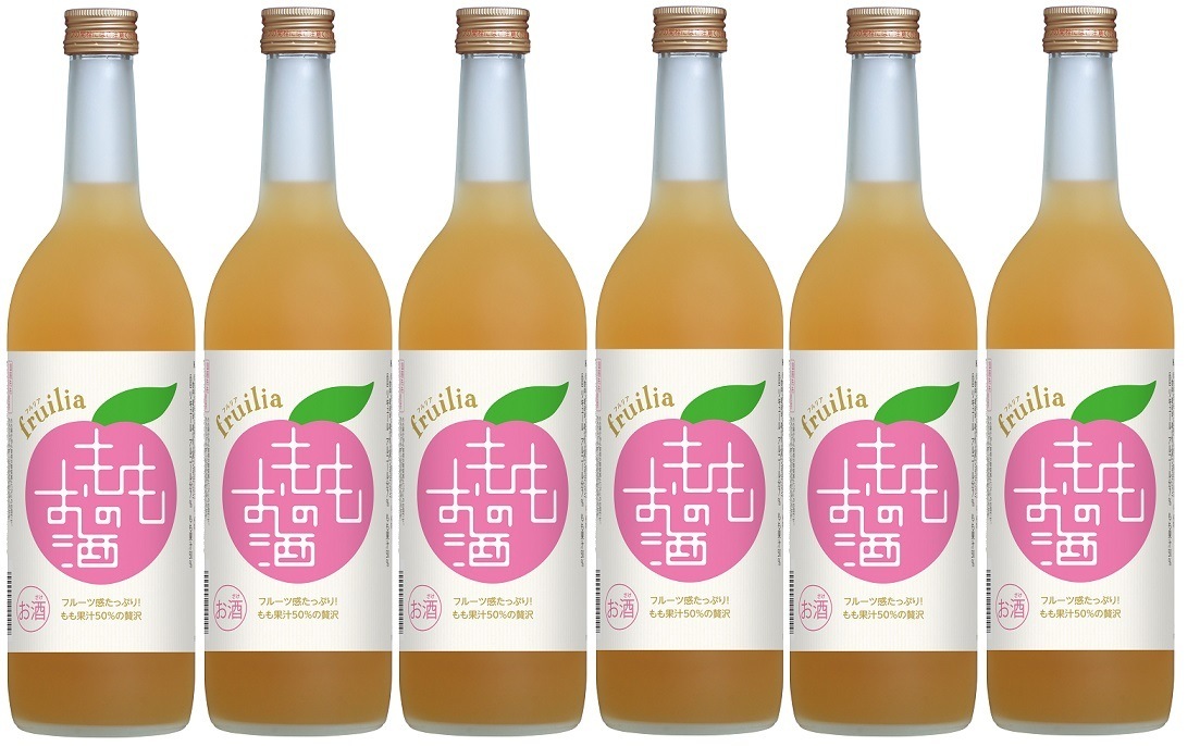 【送料無料】國盛 果実のお酒 フルリア もものお酒 720ml1ケース/6本【北海道沖縄県東北四国九州地方は必ず送料がかかります】
