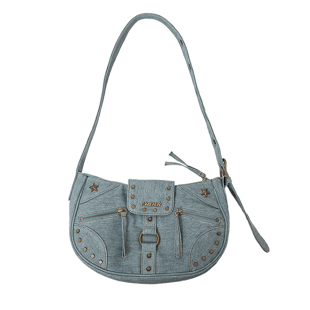 VINTAGE STUD SHOULDER BAG