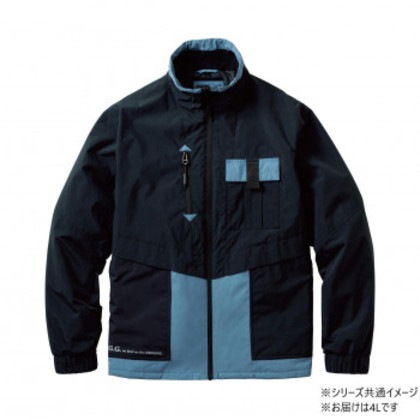 桑和 0534-00 防寒ブルゾン(防風.透湿) 4Lサイズ ライトブルー(212) G.G.