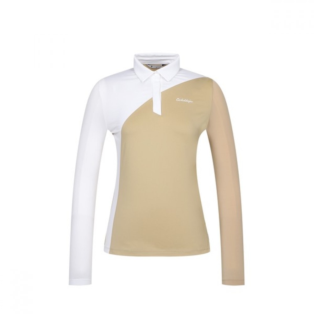 [カステルバジャック] 女性用左右アンバランススリーブクールカラーTシャツ_BGCMTS705BE