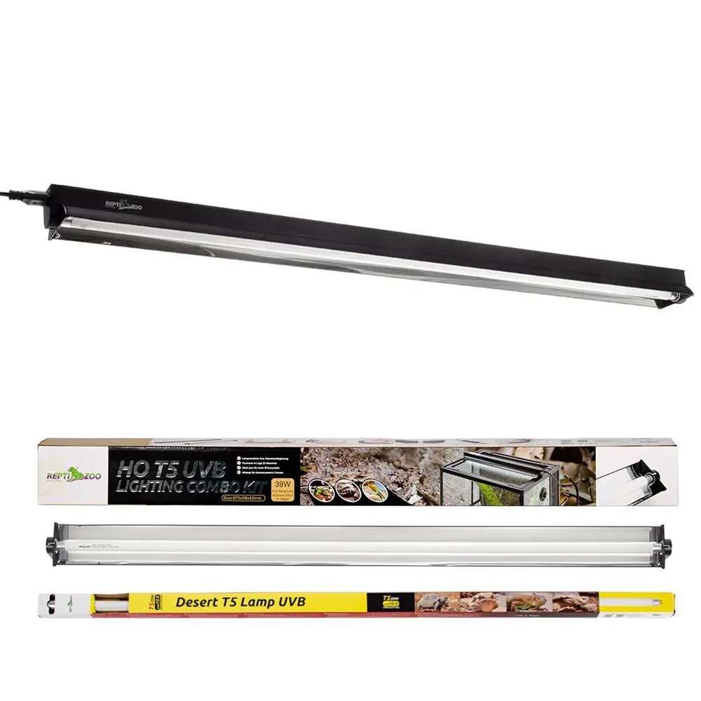 三晃商会　ＲＥＰＴＩＺＯＯ　Ｔ５　ＵＶＢ１０．０　灯　３９Ｗ＆カバーコンボキット　紫外線ライト　ＵＶライト　日光浴　ＣＲＣ17―41―10―10―00