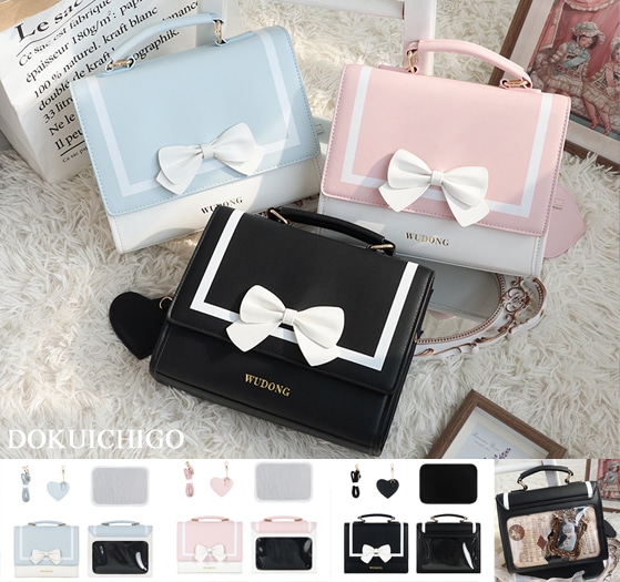 2way 痛バッグ リボン 痛バ ショルダー ハンドバッグ 推し活 ゆめかわいい 量産型 4,758円