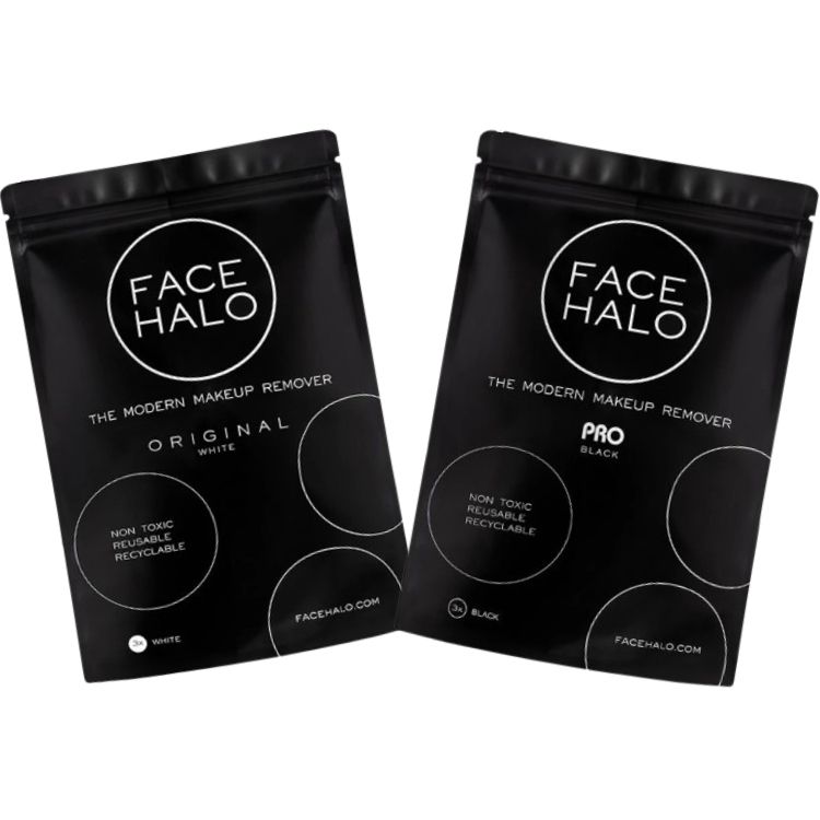 400円OFFクーポン対象 2個セット 2色から選べる フェイスハロー クレンジングパッド 3枚入 プロ オリジナル BLACK WHITE パッド 7,179円