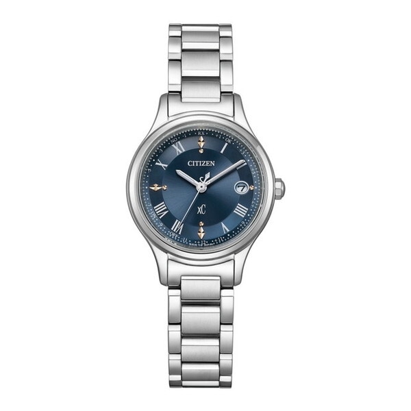 ES9490-61L ネイビー xC(クロスシー) ヒカリコレクション エコ・ドライブ電波時計 (レディース)