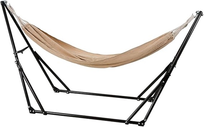 2HM21-199 武田コーポレーション 2WAYハンモック アウトドア 自立式 ベッド チェア ブラウン 5,621円