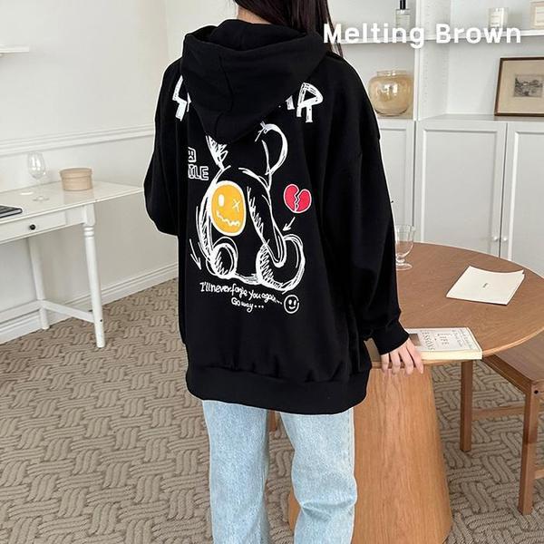 女子マンツーマンレディースオーバーフィットパーカー SB2