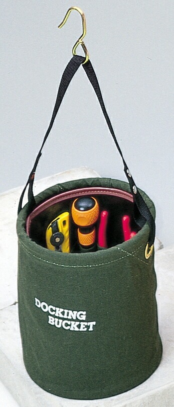 10号（国防）防水帆布 ドッキングバケット 直径20cm高さ23cm（KBD-20BOD） ガーデニ