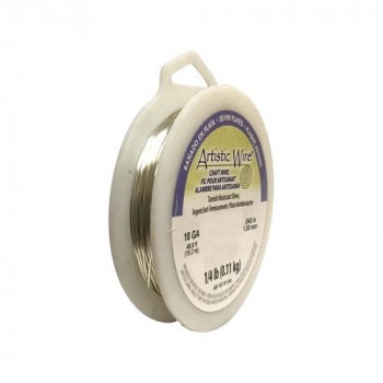 Artistic Wire(アーティスティックワイヤー) ロングスプールス(業務用) ノンターニッシュシルバー 1.0mm×約15m 18
