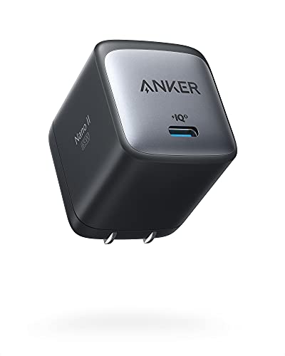 Anker Nano II 65W (PD 充電器 USB-C)【独自技術Anker GaN II採用/PD対応/PSE技術基準適合/折りたたみ式プラグ】MacBook PD対応Windows
