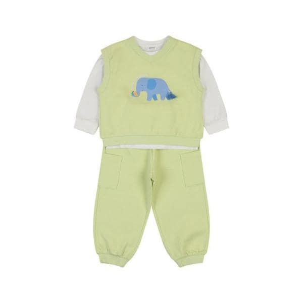 TC01 春 リバチョッキ3点セット(L/GREEN)_ 01T13320176 (E45899050)