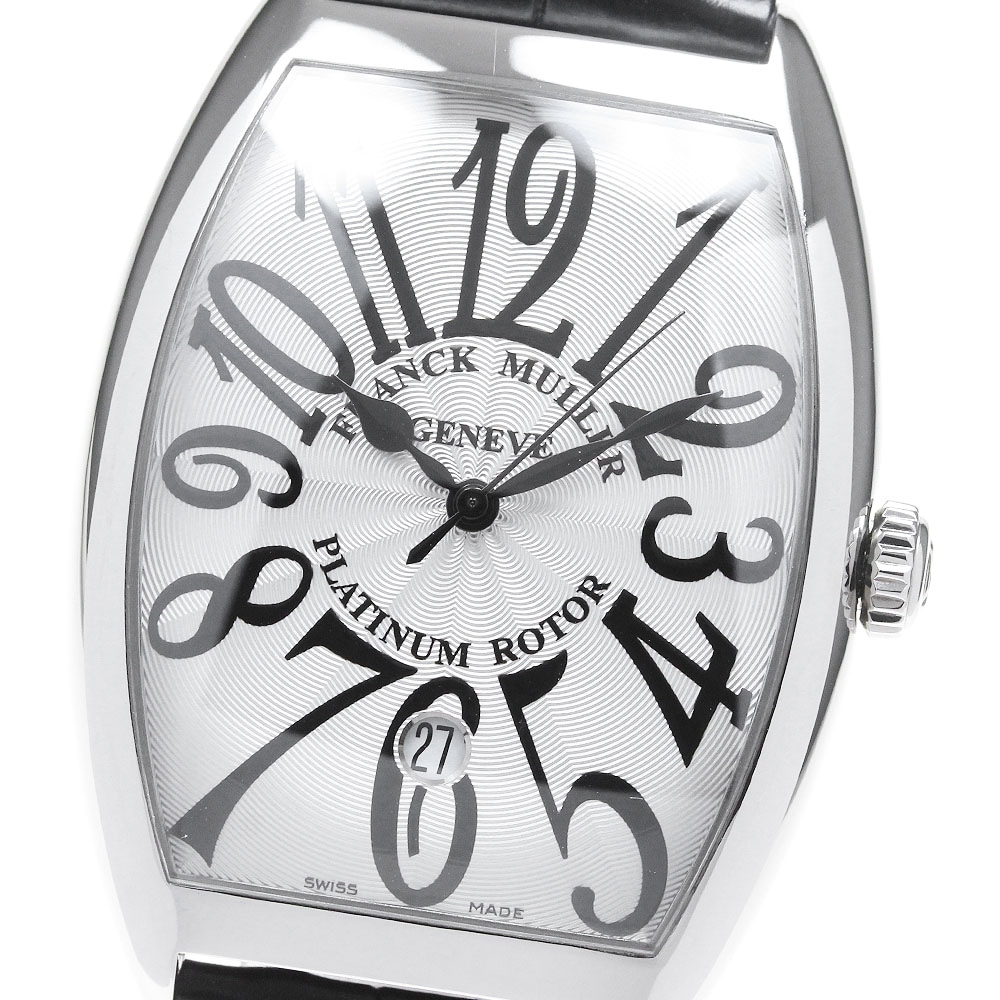 フランクミュラー FRANCK MULLER 6850BSCDTVA トノーカーべックス 自動巻き メンズ 保証書付き_843430【中古】