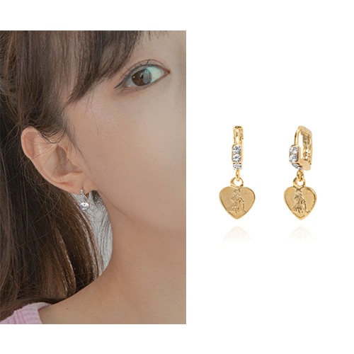 リトルプリンス_ハートリング/韓国ジュエリー 人気ジュエリー 韓国人気ファッション かわいいアクセサリー 男女兼用 ュエリー