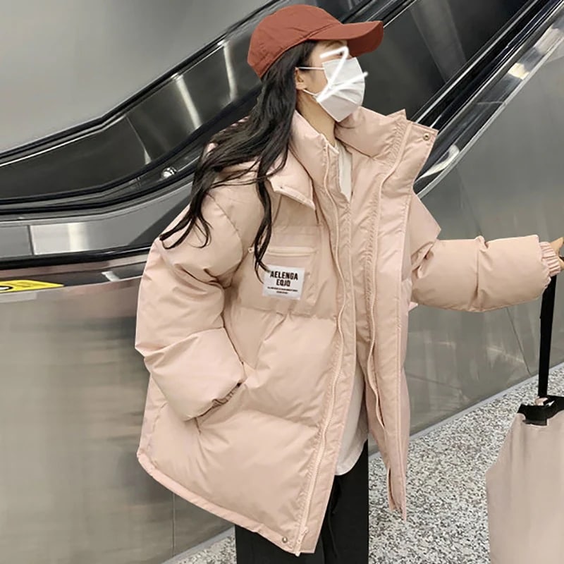 韓国ファッション 24の新作 アウター 綿服 コート あたっか裏フリース 保温 防寒 厚手 トップス コート 綿入れの上着 気質 流行り