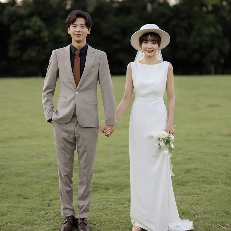 ウェディングドレス 白 結婚式 花嫁 サイズオーダーメイド可能 成人式 お呼ばれ ウェディング 演奏会 二次会 パーティードレス 前撮り ワンピース ロングドレス 827 6,124円