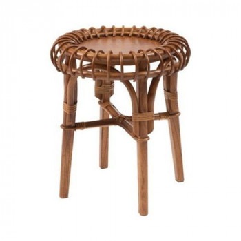 東谷 ラタンサイドテーブル ブラウン NRS-505