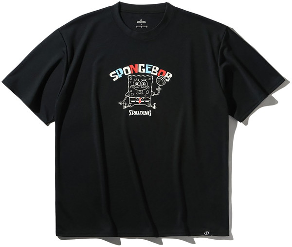 SPALDING スポルディング Tシャツ スポンジ・ボブ パペット バスケットボール 半袖Tシャツ SMT25149S-1000