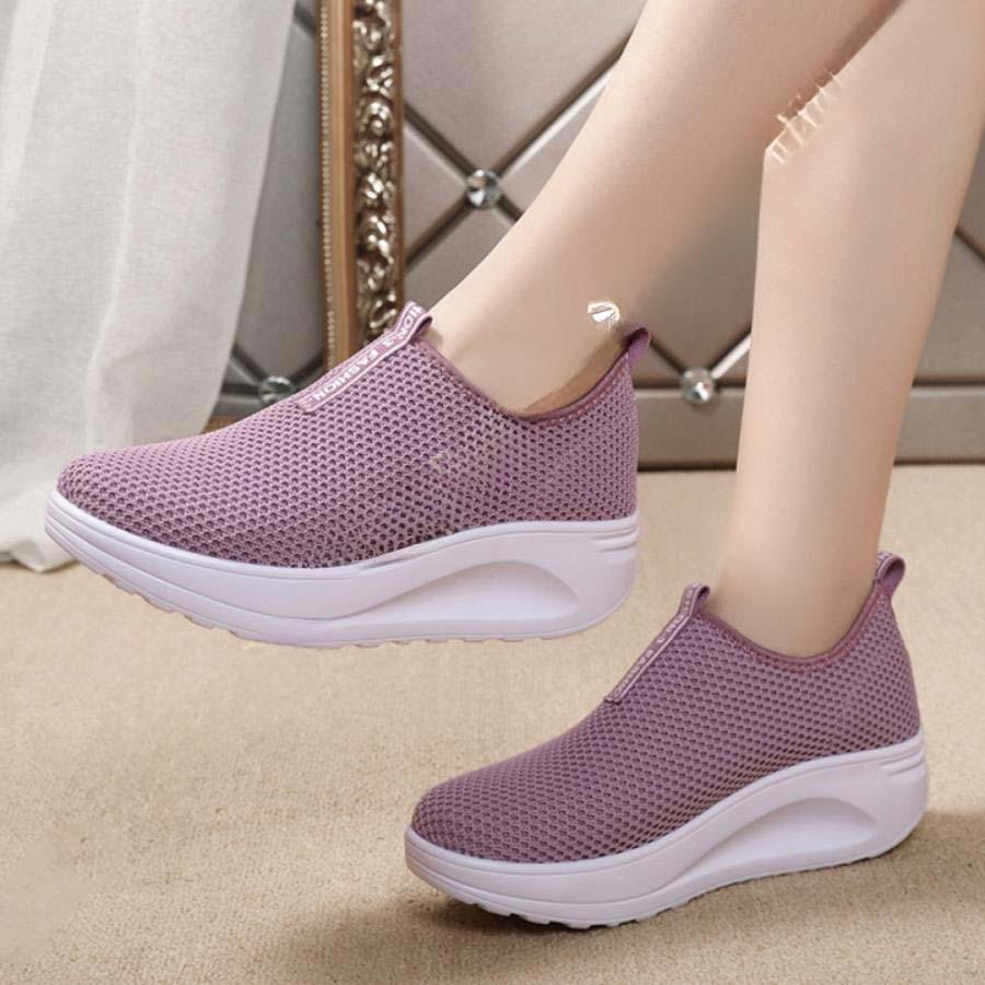 2025新品 数量限定 ウォーキングシューズ レディース カジュアル スニーカー ランニング 大人 ストレッチ スポーツ 厚底 船型底 美脚 クッション アウトドア 短納期