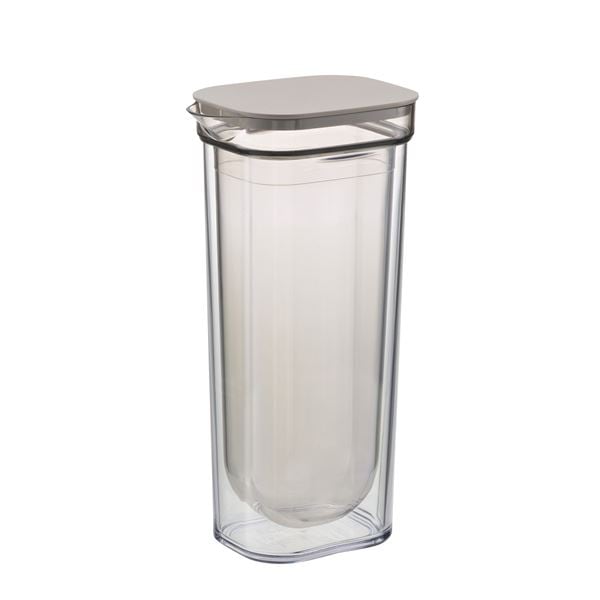 [2個セット] リッチェル ダブルウォール カラフェ 1L ブラウン