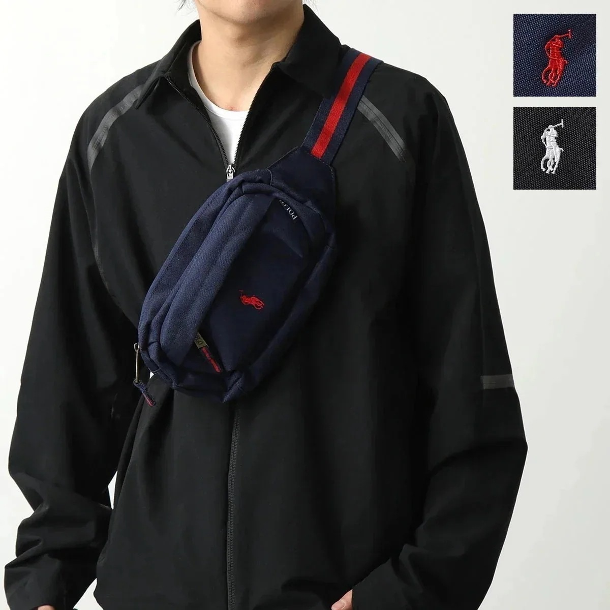 Polo Ralph Lauren ポロ ラルフローレン ボディバッグ 9AR012 メンズ ポニー刺繍 ベルトバッグ クロスボディ ウエストポーチ 鞄 カラー2色