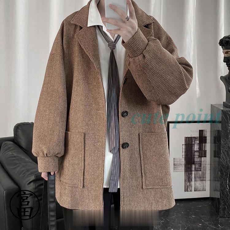 新発売ピーコート　Pコート メンズコート ラシャコート ショートコート 男性 ジャケット アウター コート　通勤　カジュアル　代 30代 40代