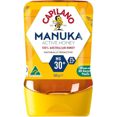 他サイト： Capilano カピラーノアクティブマヌカハニーMG30+ 340g100％オーストラリア産の商品画像