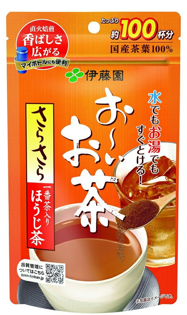 おーいお茶 さらさらほうじ茶80g6個 伊藤園 おいお茶
