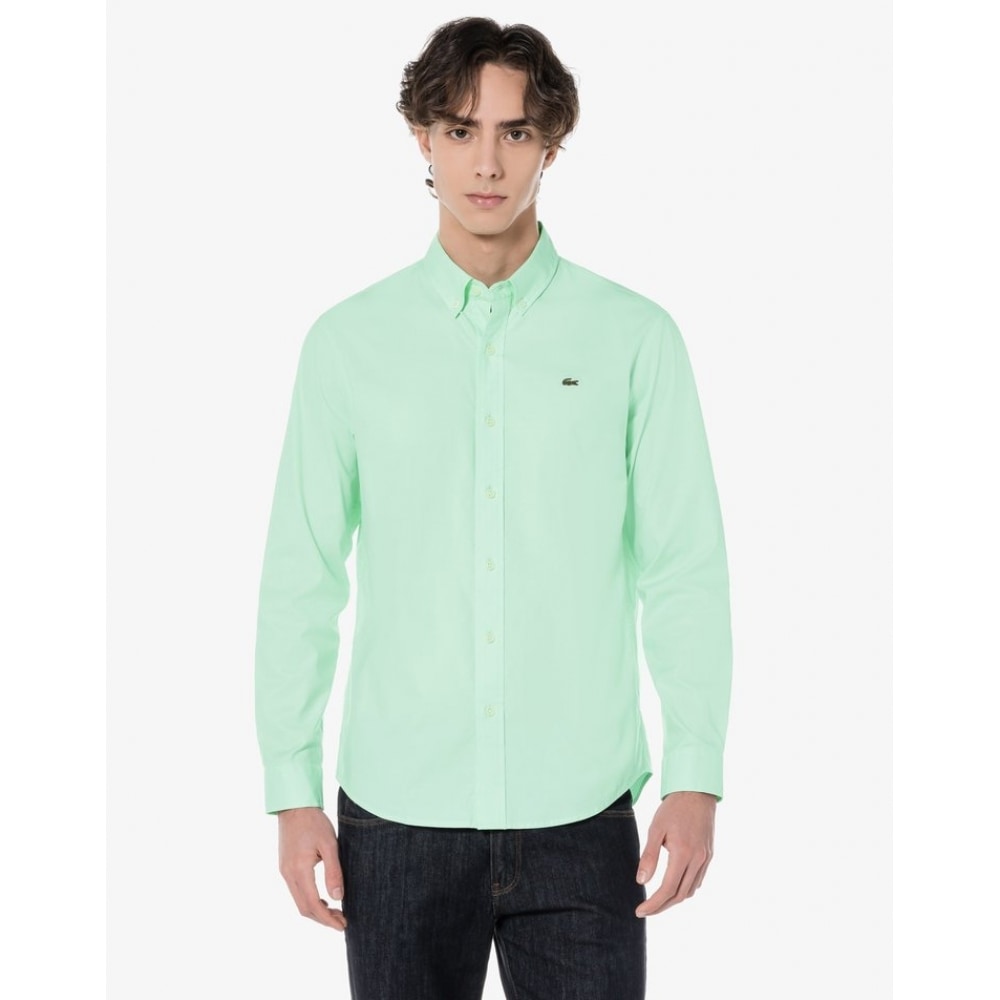 ラコステメンズベーシックオックスフォードシャツ CH754E-54G LGF