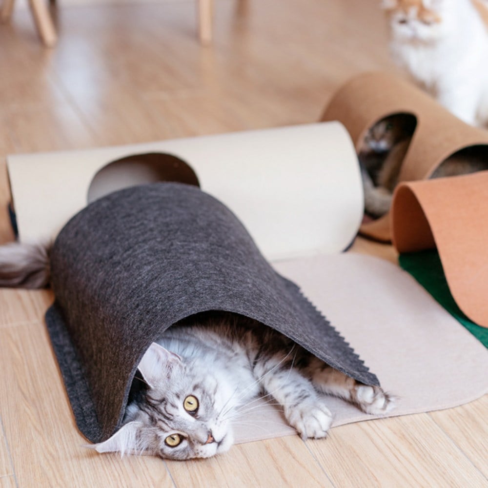ティレット猫の息吹迷路フェルトトンネル4Pセット