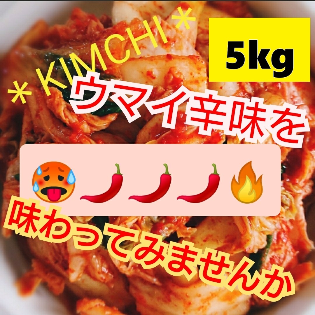 【本場の味・自家製】【激辛】 白菜キムチ (5kg)