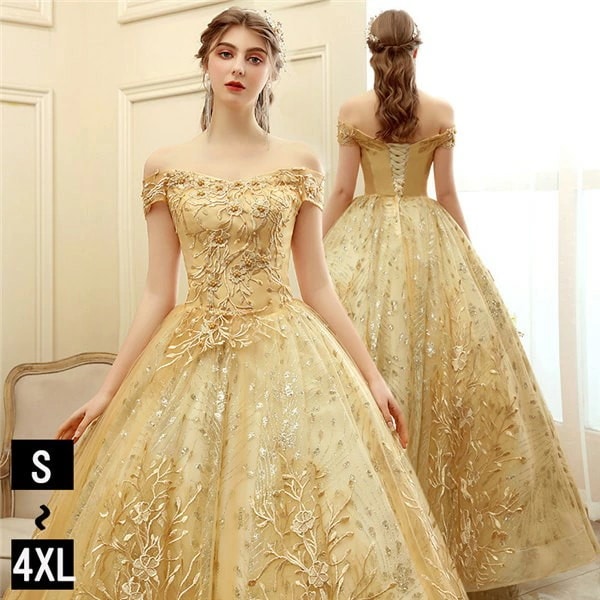 カラードレス 袖あり ウェディングドレス ロングドレス パーティードレス 大きいサイズ ピアノ 発表会 成人式 演奏会 5号 7号 9号 11号 13号 15号 大人 ステージ衣装 大きいサイズ 舞台