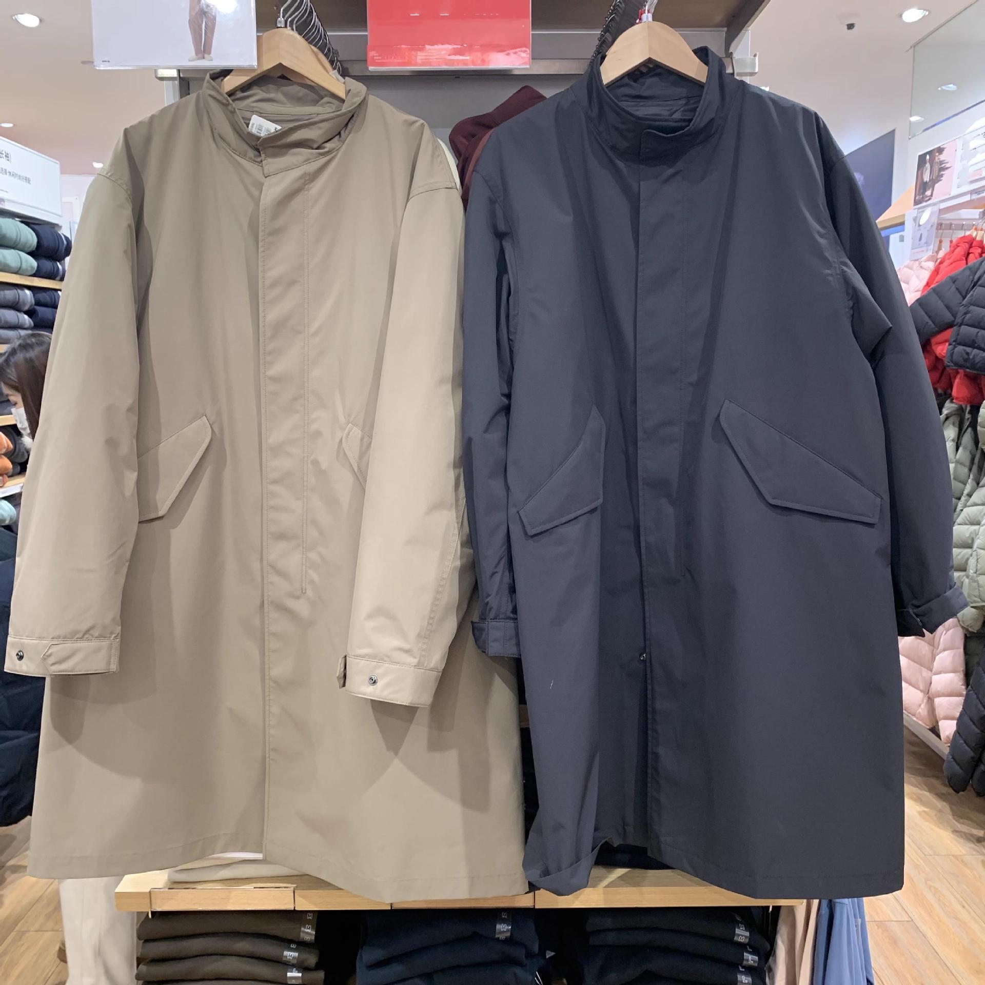 日本製オールマッチ2025春メンズ・レディース防風コート（取り外し可能なライナー付き）ロングウィンドブレーカージャケット475680