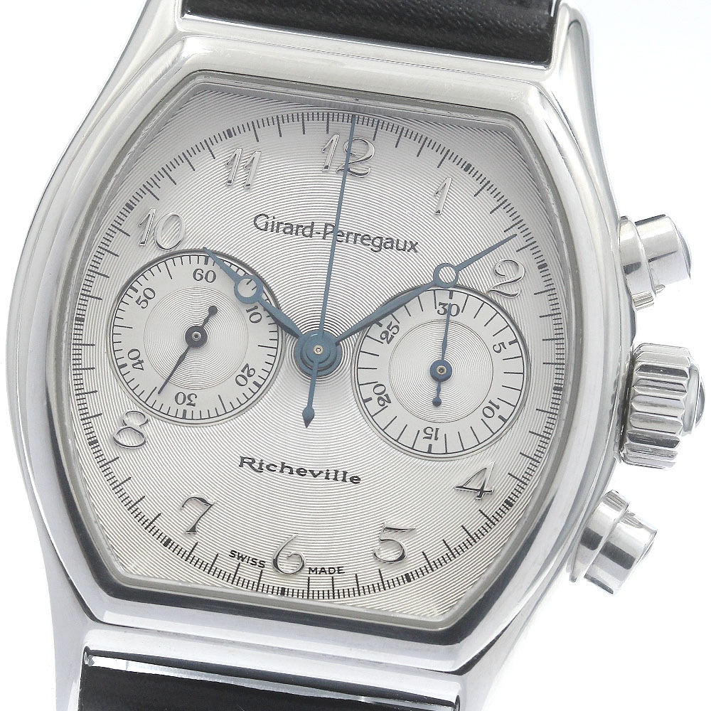 ジラール・ペルゴ GIRARD PERREGAUX 2710 リシュビル クロノグラフ 手巻き メンズ _891230【中古】