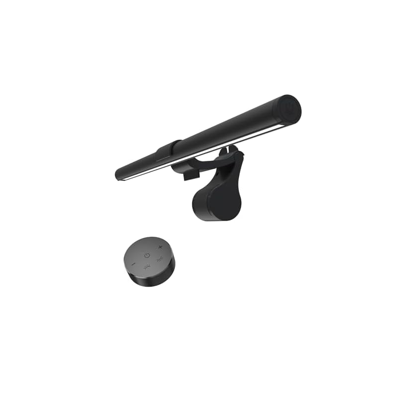 モニターライト リモコン付き バーライト デスクライト 41cm 掛け式ライト 前後双光源 USB給電 PCライト 無段階調光 3種類色温度 目に優しい 記憶機能 明るい パソコン専用 黒