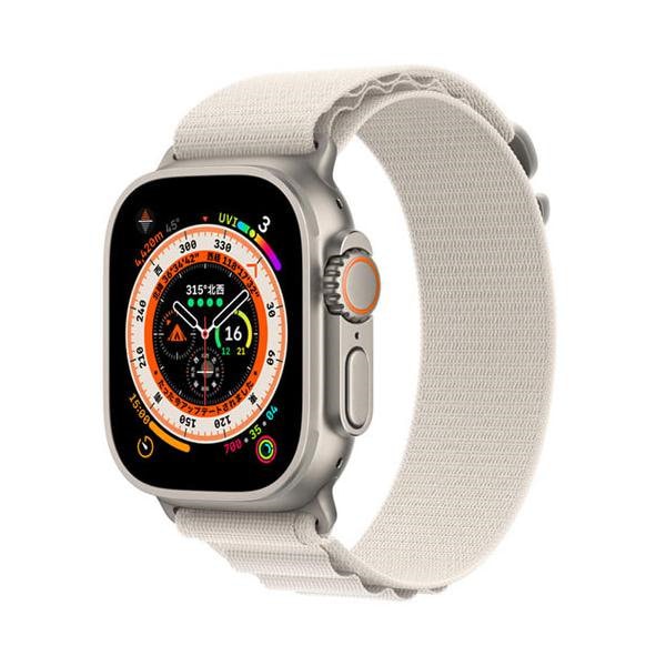 Apple Watch Ultra GPS+Cellularモデル 49mm MQFR3J/A スターライトアルパインループ M国内正規品