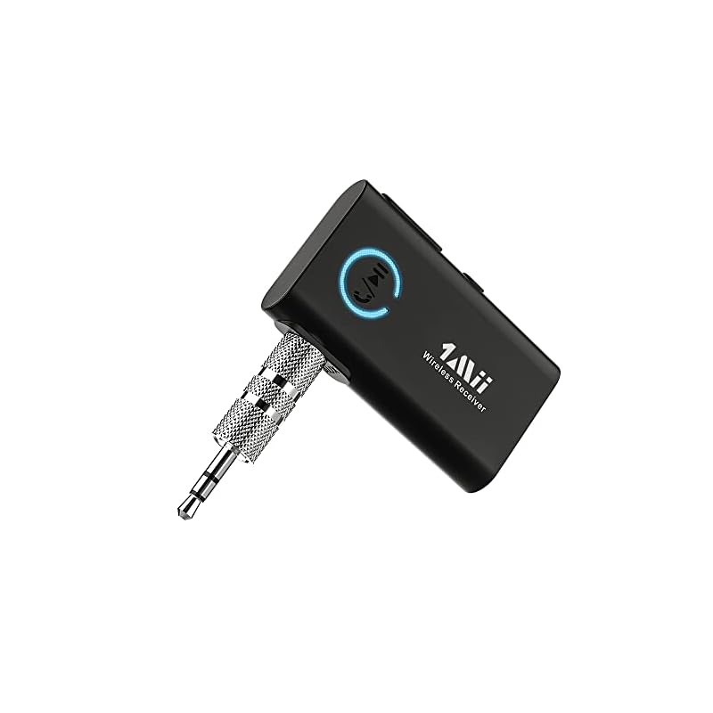 1Mii bluetooth レシーバー 車載用 ミニ 5.0 ワイヤレス オーディオ 受信機 3.5mm ジャック AUX スピーカー/カーオーディオ コンポ/有線イヤホン/ホームステレオシステム