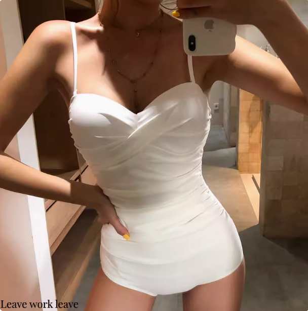 水着 スイムウエア ワンピース水着 胸元 ノンワイヤー ハイウエスト お腹見せ バックシャン 伸縮性 かわいい 大人可愛い きれいめ シンプル カジュアル 大人 上品 おしゃれ かっこいい 大人女子1