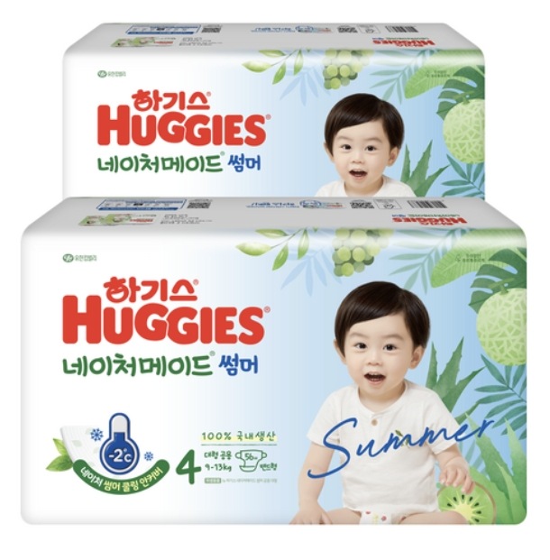 ハギーズ 2024 ネイチャーメイド サマー バンド型 おむつ 男女共用 4段階 112枚
