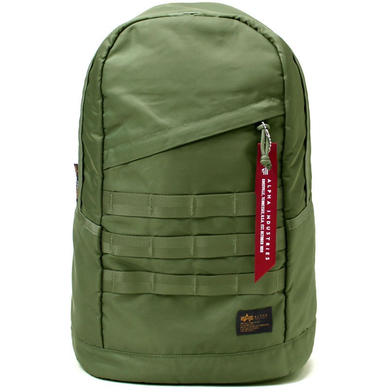 ALPHA INDUSTRIES(アルファインダストリーズ) アルファインダストリーズ AI TZ1080 MOLLE DAY PACK グリーン カジュアル バックパック (6600650)