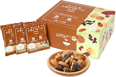 他サイト： by Amazon ナッツ&ドライフルーツ 個包装 22g×30袋 (NUTS TO MEET YOU)の商品画像