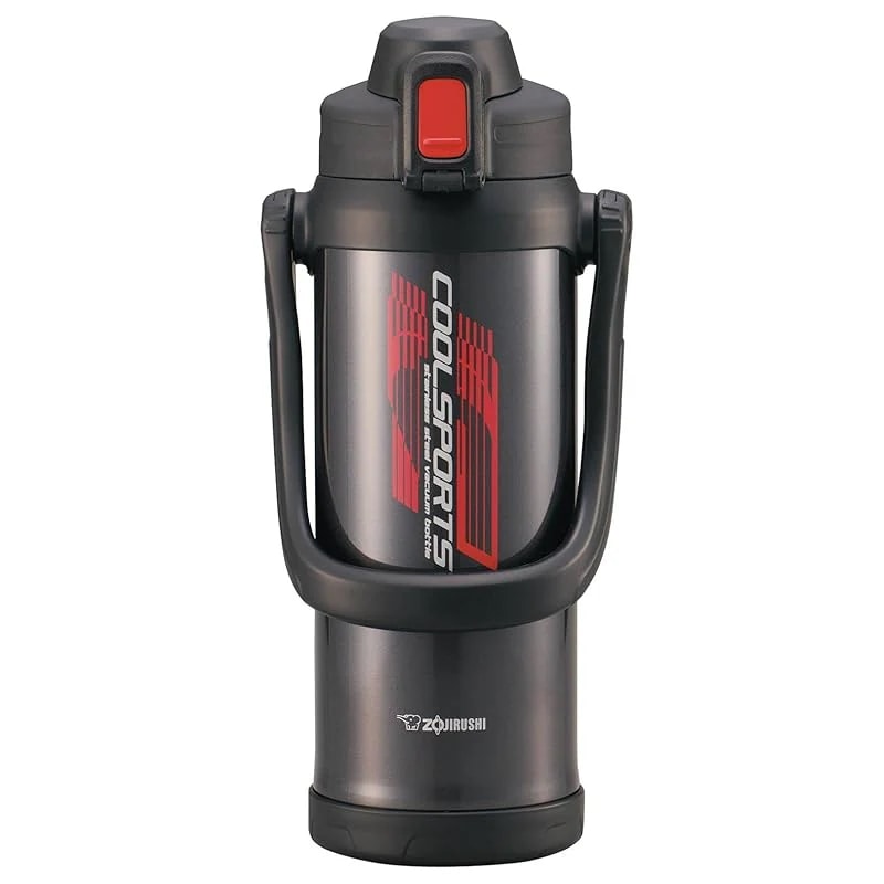 【即納】象印 ( ZOJIRUSHI ) 水筒 直飲み ステンレスボトル スポーツタイプ 保冷専用 2.06L メタリックブラック SD-BA20-BJ