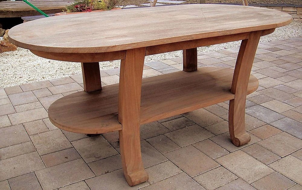 ジャービス商事　ガーデンテーブル　天然木無垢材　ロマンティックテーブル　35214　木製