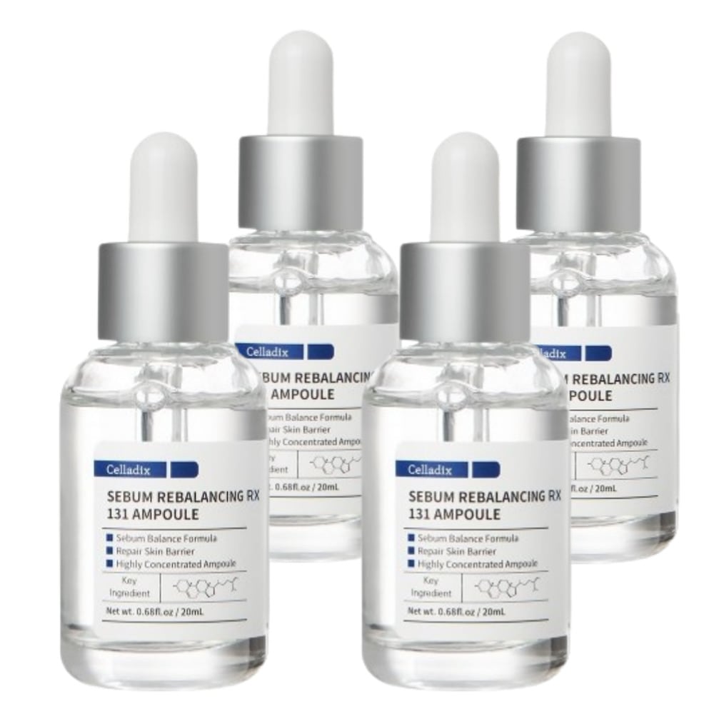 【期間限定3+1/ニキビケア】セバム リバランシング RX131 アンプル (20ml) / 皮脂をやさしく改善 / ニキビ肌専用美容液 / ニキビ跡 肌荒れ 黒ずみ 毛穴 ホワイトヘッド