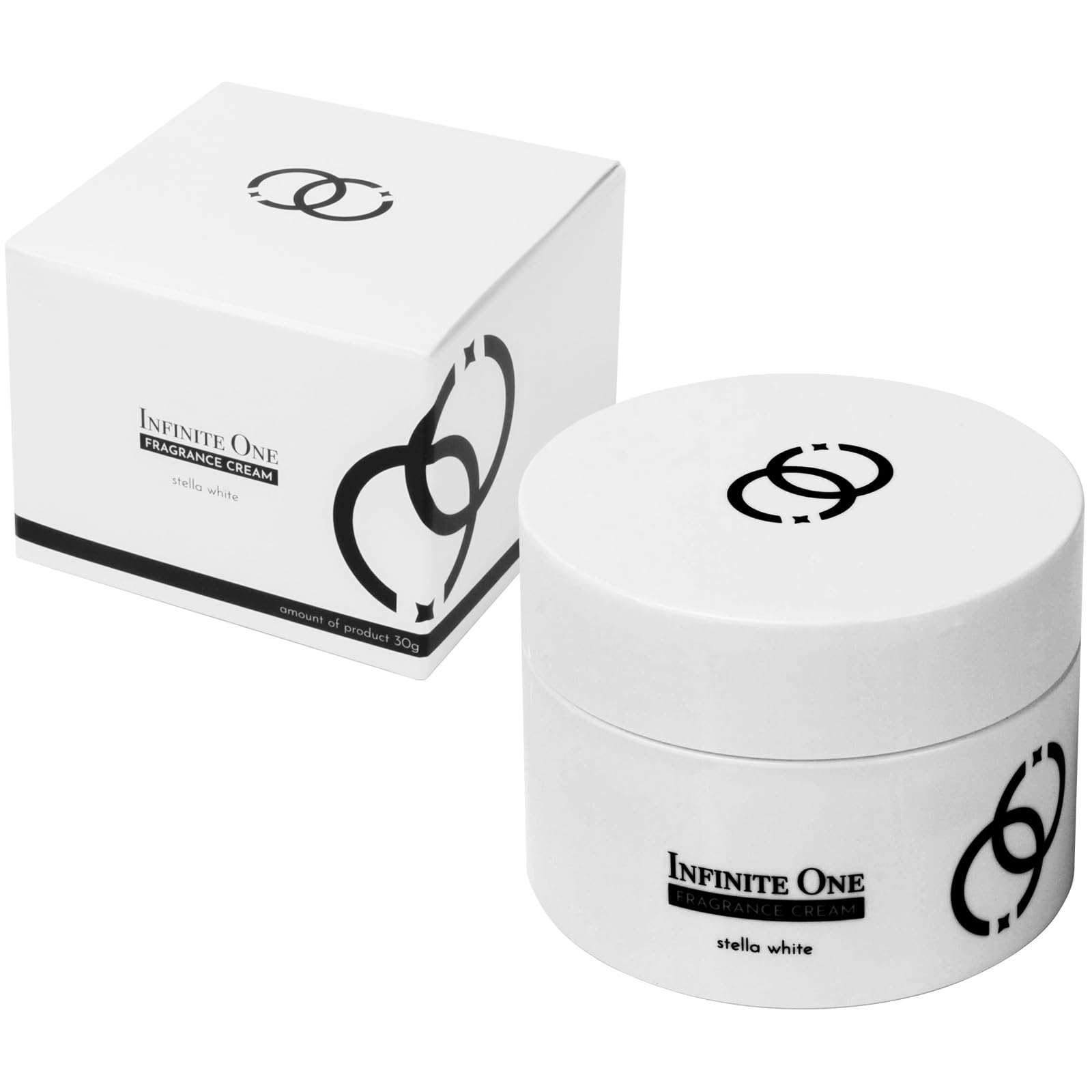 インフィニットワン ステラホワイト 練り香水 メンズ 30g ムスク ホワイトリリー イランイラン 香水 フレグランスクリーム (1個)