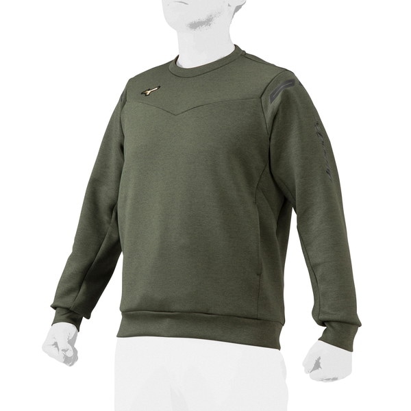 MIZUNO ミズノ ミズノプロ ストレッチスウェットクルーネックシャツ ユニセックス 野球 ミズノプロ 12JEAK7438