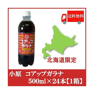 他サイト： 小原 コアップガラナ 500ml×24本 炭酸 ペットボトル 清涼 飲料 ケース まとめ買い 送料無料の商品画像