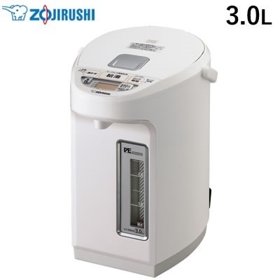 象印 3.0L 電気ポット マイコン沸とう VE電気まほうびん 優湯生 CV-WB30-WA ホワイト【送料無料】