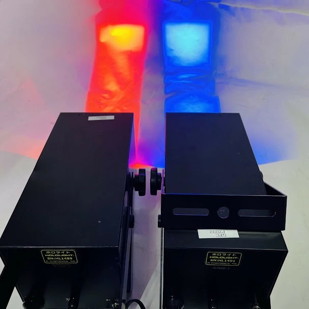中古美品　ホロライト　ドット　赤青　LEDセット　HLP60　2個セット　パイホトニクス　富士山照明